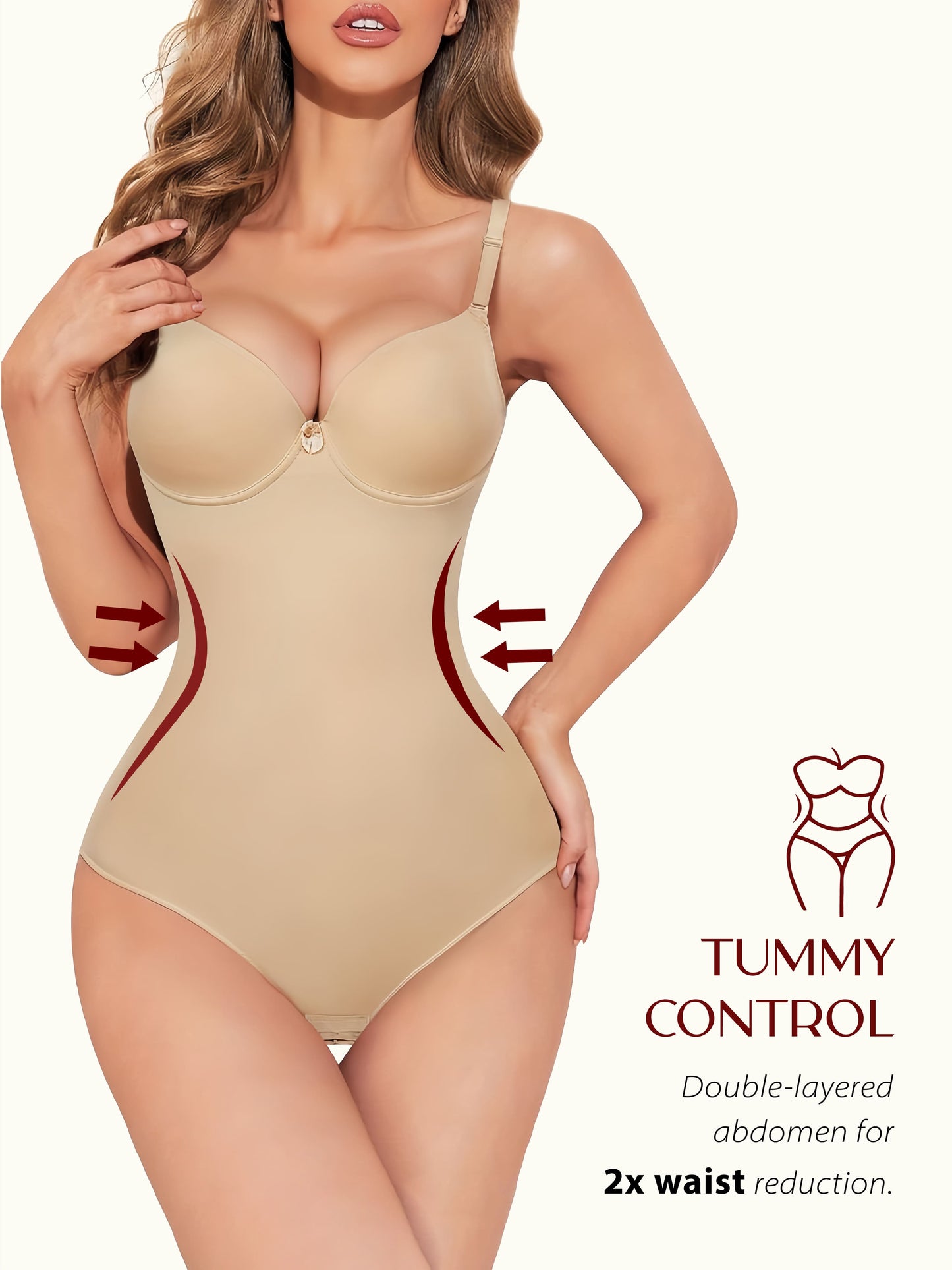 Body-shaping Underwire-bra Bodysuit