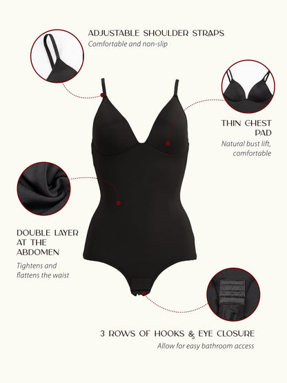 Body-shaping Wireless-bra Bodysuit