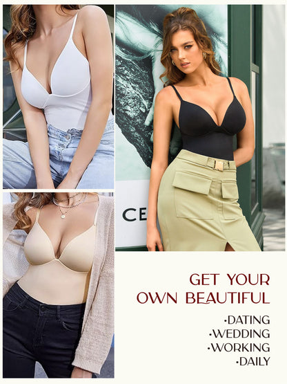 Body-shaping Wireless-bra Bodysuit