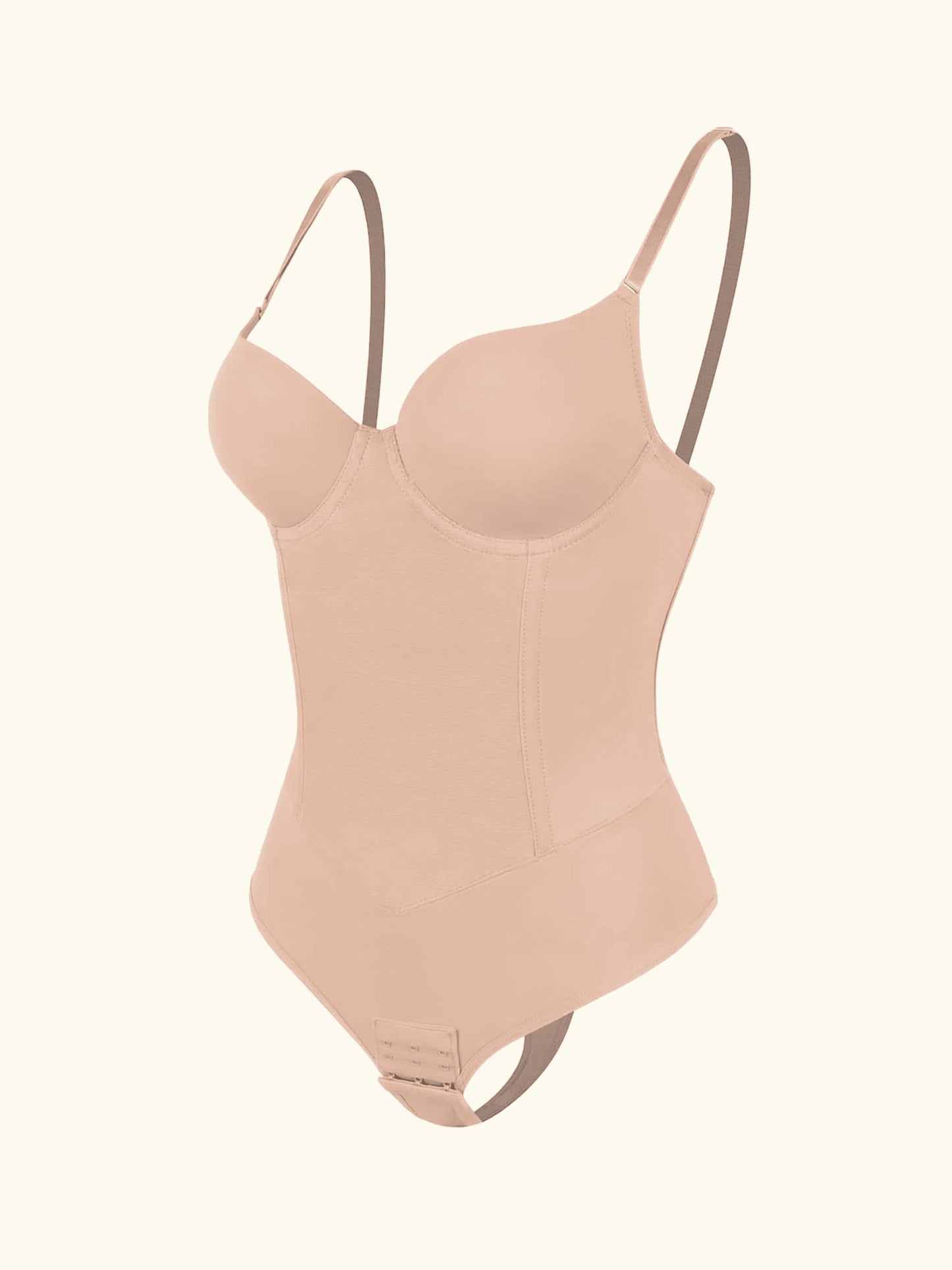 Tummy-flattening Underwire-bra Bodysuit