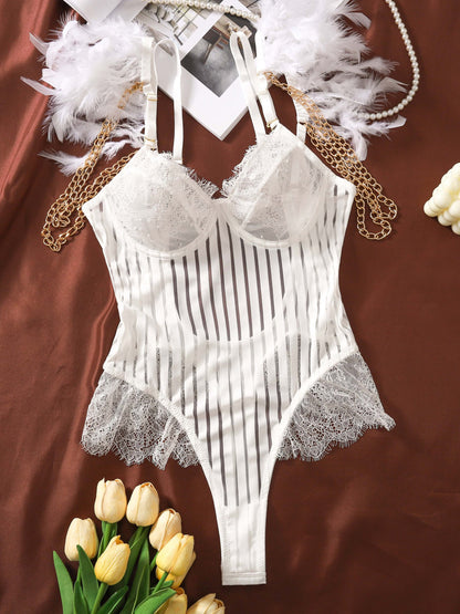 Queen of the Night Feather Bodysuit